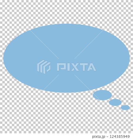 Simple speech bubble material 124385949