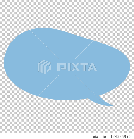 Simple speech bubble material Simple speech bubble material 124385950