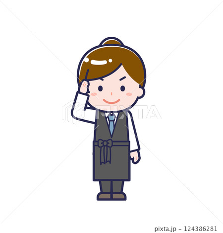 バーテンダー/女性 02 バーテンダー/女性 02 124386281