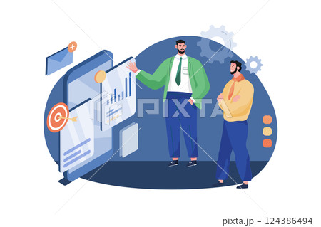 Digital Marketing Team Presentation Abstract Concept Digital Marketing Team Presentation Abstract Concept 124386494