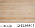 Texture smooth bamboo board 124386605