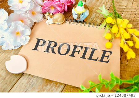 プロフィールと新しい生活のイメージ素材 124387493