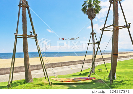 福岡県行橋市のマリンスポーツが楽しめる長井浜海水浴場 福岡県行橋市のマリンスポーツが楽しめる長井浜海水浴場 124387571