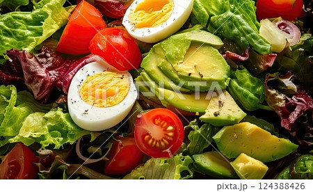《AI画像》サラダイメージ 124388426