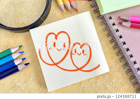 親子で仲良く勉強 親子で仲良く勉強 124388711