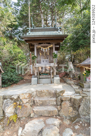 三上山（近江富士）の山頂にある八大龍王社（東龍王社） 124389922