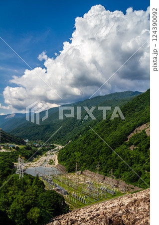 飛騨高山 荘川 御母衣ダム 夏 7月 飛騨高山 荘川 御母衣ダム 夏 7月 124390092