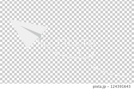 紙飛行機のイラスト素材 124391643