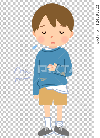 衣著破爛的兒童、忽視、虐待、飢餓 衣著破爛的兒童、忽視、虐待、飢餓 124391922