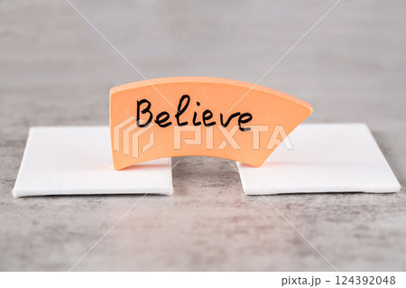 Believe word 124392048
