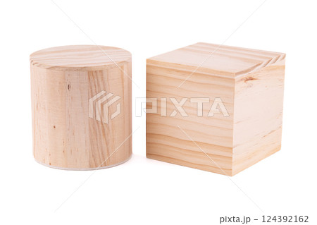 Wooden stands Wooden stands 124392162