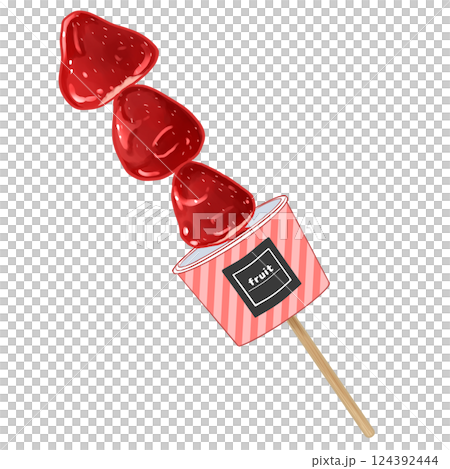 フルーツタンフル　いちご トレー付き 124392444