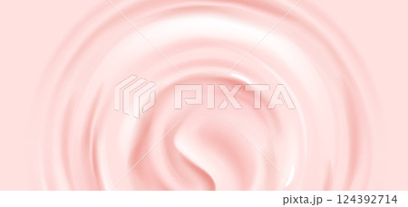 Pink yogurt or cosmetic cream texture. Pink yogurt or cosmetic cream texture. 124392714