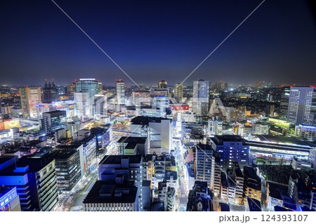 川崎市役所からの都市夜景 124393107