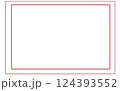 シンプルフレーム 124393552