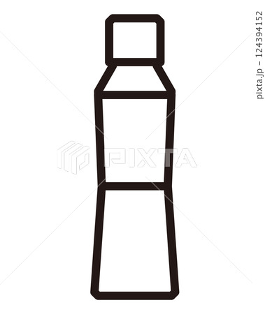 シンプルなペットボトルのイラスト シンプルなペットボトルのイラスト 124394152