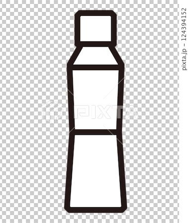 シンプルなペットボトルのイラスト シンプルなペットボトルのイラスト 124394152
