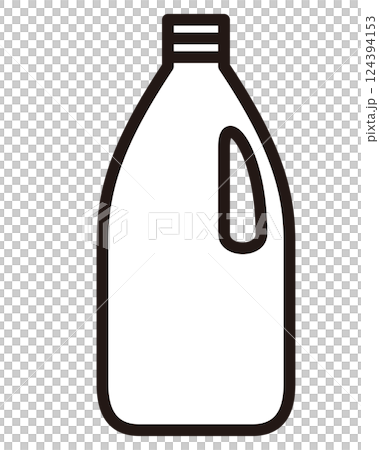 一個簡單的瓶子的插圖 124394153