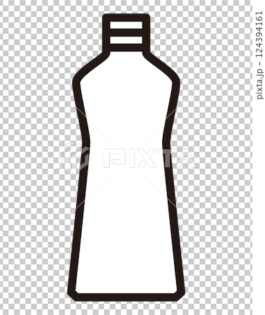 シンプルなペットボトルのイラスト シンプルなペットボトルのイラスト 124394161