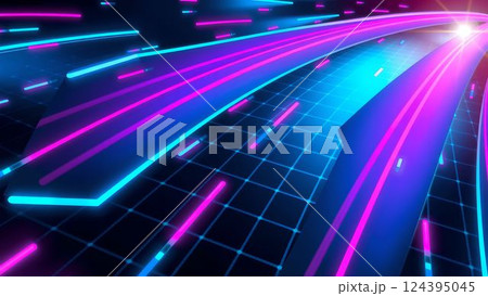 サイバー空間のトンネル サイバー空間のトンネル 124395045