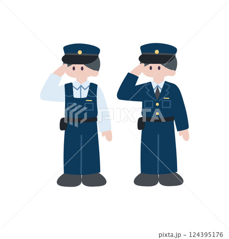 男性警察官のセット 男性警察官のセット 124395176