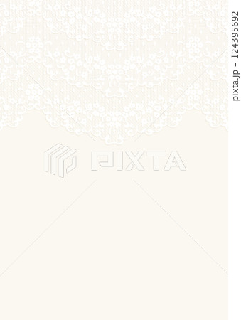アンティーク風レースの背景ベクターイラスト 124395692