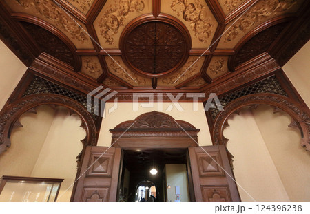 旧岩崎邸庭園の洋館一階の婦人客室 旧岩崎邸庭園の洋館一階の婦人客室 124396238