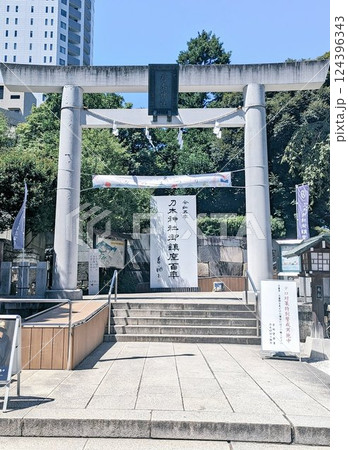 東京都 乃木神社の鳥居 東京都 乃木神社の鳥居 124396343