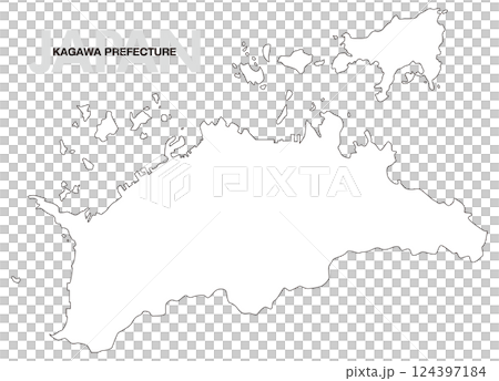 香川縣空白地圖 124397184