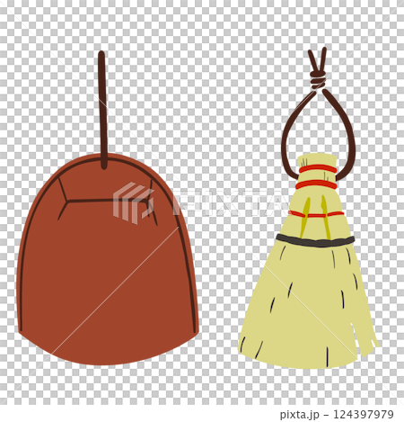 Dustpan and hand broom (ro) 124397979