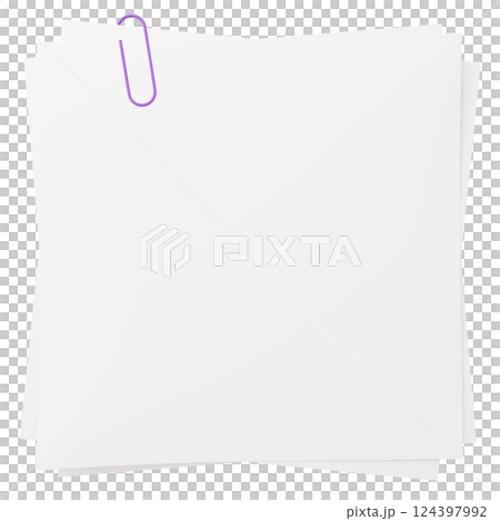 3D background material_paper and clips 3D background material_paper and clips 124397992