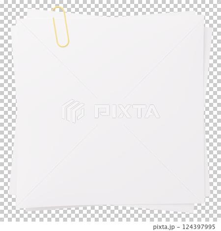 3D background material_paper and clips 124397995