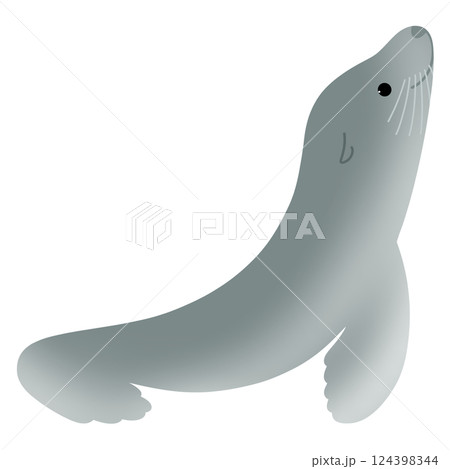 かわいいアシカ 124398344