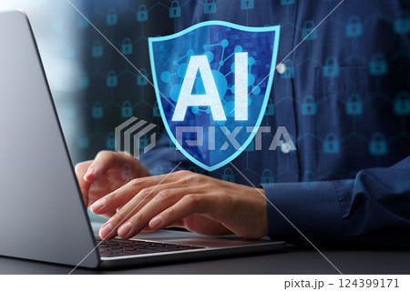 AI駆動の自動化されたセキュリティ対応と脅威検出。AI搭載のファイアウォールとネットワーク防御。機械 124399171