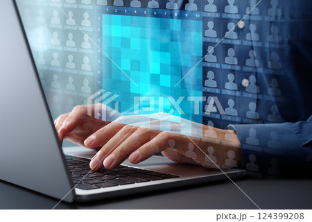 顧客アクティビティデータのヒートマップを使ったRFM分析。顧客分類のための戦略的マーケティング分析。 顧客アクティビティデータのヒートマップを使ったRFM分析。顧客分類のための戦略的マーケティング分析。 124399208