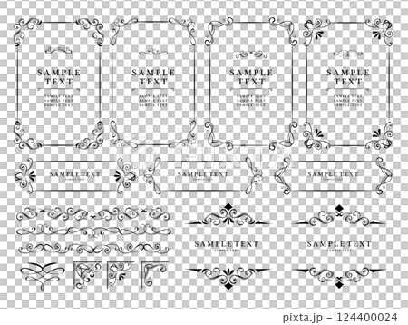 Antique vintage frame decorative frame Antique vintage frame decorative frame 124400024