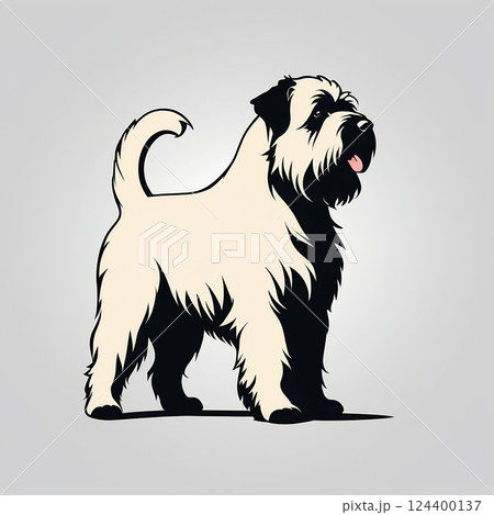 ブービエ・デ・フランダースの漫画イラスト 124400137