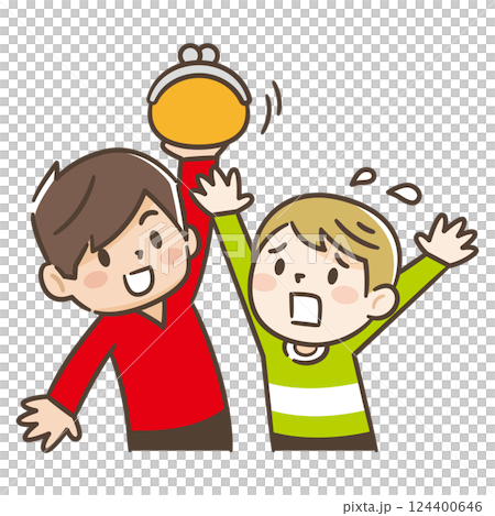 一個男孩被欺負並被搶走錢包的插圖 一個男孩被欺負並被搶走錢包的插圖 124400646