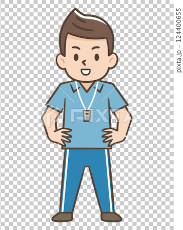 体育教師のイラスト 124400655