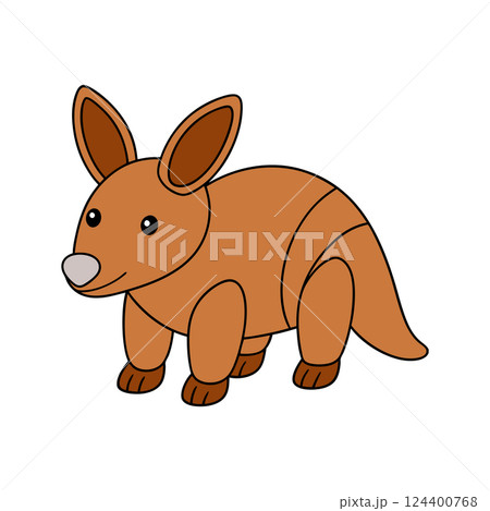 Illustration of Cartoon Animal Clipart Design 124400768
