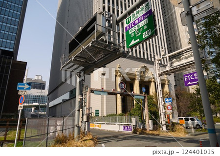 阪神高速中之島入口の風景 阪神高速中之島入口の風景 124401015