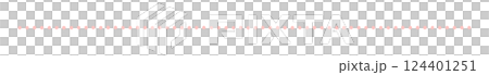 Cute hand-drawn pink dotted line with a loose silhouette - Material for line decoration made of circles 124401251