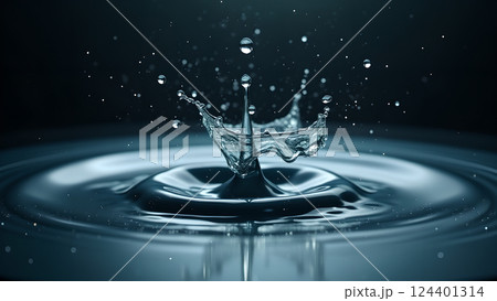 Refreshing Water in Glass with Natural Sunlight Refreshing Water in Glass with Natural Sunlight 124401314