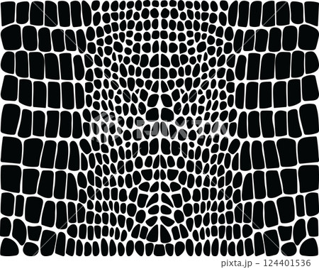 Seamless pattern of alligator leather on a white background Seamless pattern of alligator leather on a white background 124401536