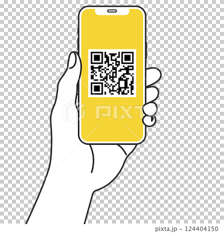 Illustration of electronic payment on smartphone 124404150