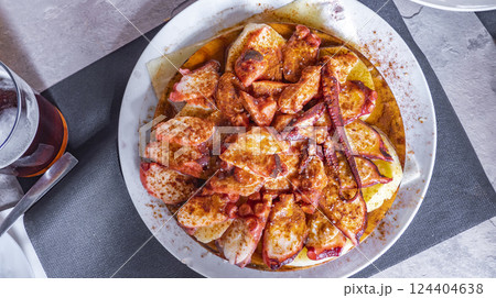 Galician Traditional Style Octopus, Spain 124404638