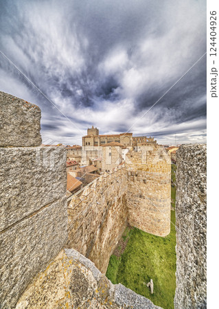 City View from Walls of Avila, Spain 124404926