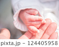 赤ちゃんの手 124405958