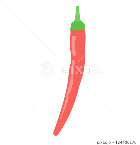 唐辛子のイラスト 124406176