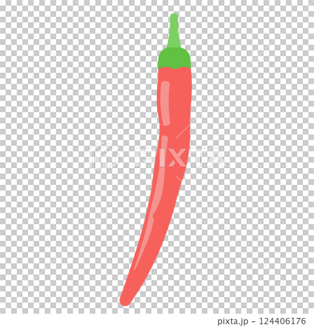 唐辛子のイラスト 124406176